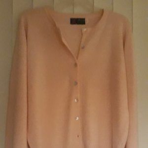 Tina Pink 100% Pure Cashmere Sweater, Scotland, Large